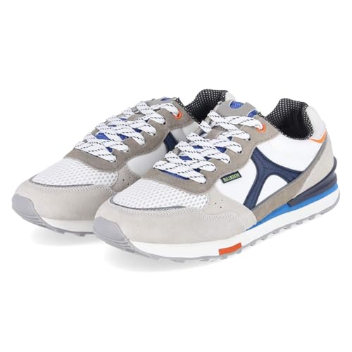 Baskets basses en cuir Bullboxer 7XC0040101 pour homme blanc taille 40