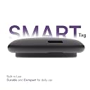 ZESWIN Smart Tag for iOS (Black) – Apple Find My Compatible Bluetooth Tracker for Keys, Wallet, Luggage & Bike | 80dB Alarm, No SIM/Subscription, Silicone Keychain Cover Included gallery image