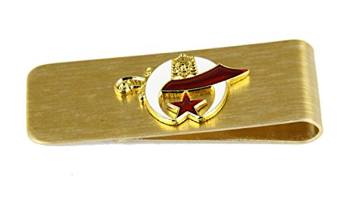 4031755 Shrine Money Clip Shriner Hospital Scimitar Crescent Moon Dollar Bill Holder