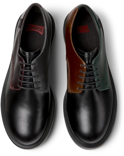 Chaussures en cuir Twins Dean Camper K201684 : derbies asymétriques confortables - 3