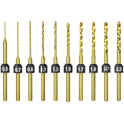 ARROWMAX HSS Drill Bit Set - 10 Pcs, for Wood, Plastic, Aluminum, Quick Change (Set B) Cover