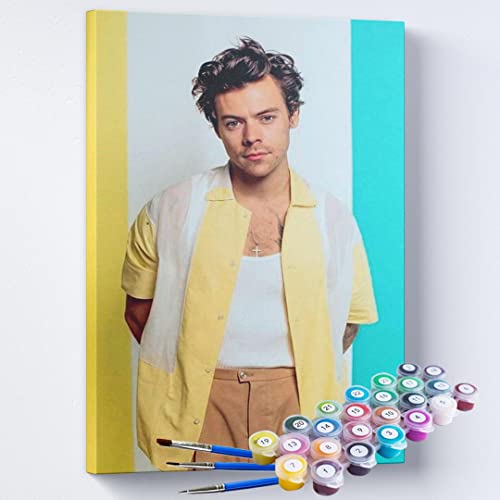 MAUE ART STORE Kit de Pintura Terapêutica - Harry Styles Camisa Colorida