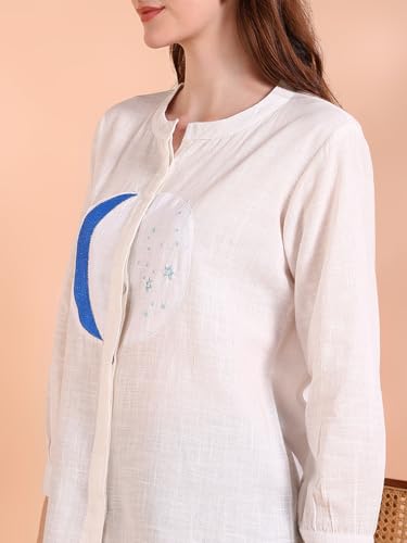 Image of Maaesa Tie-Dye Crepe Loose Fit Shirt