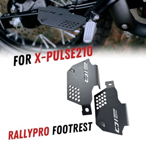Image of Phantom Footrest For Herro X-Pullsse 210 - Heavy-Duty Rider & Pillion Foot Pegs |Anti-Slip Design |Easy Installation