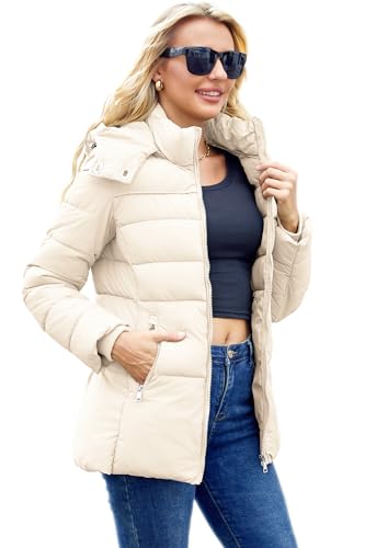 MODERN BUBBLE Womens Packable Puffer Jacket Winter...