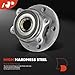 A-Premium Wheel Bearing and Hub Assembly Compatible with Volkswagen & Audi - 2006-2018 - Jetta Passat Golf Tiguan CC Eos GTI Rabbit A3 A3 Quattro TT TT Quattro