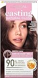 L'Oréal Paris Casting Natural Gloss, Baño de color y brillo, Cobertura óptima, Con Acondicionador Nutritivo con Miel, Sin Amoniaco, Color: Castano Claro Caramelo 523