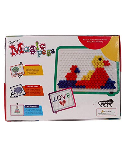 Image of Ratna's Magic pegs for Kids to Create Their own World Out of pegs Given and Create Different Designs (Big)