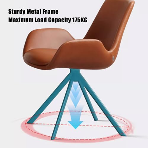 Chaise bureau pivotante grise rembourrée pour ordinateur - 7
