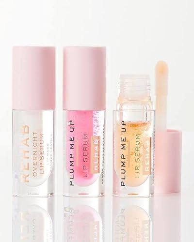 Makeup Revolution, Revolution Rehab Plump Me Up Lip Serum, Pink Glaze