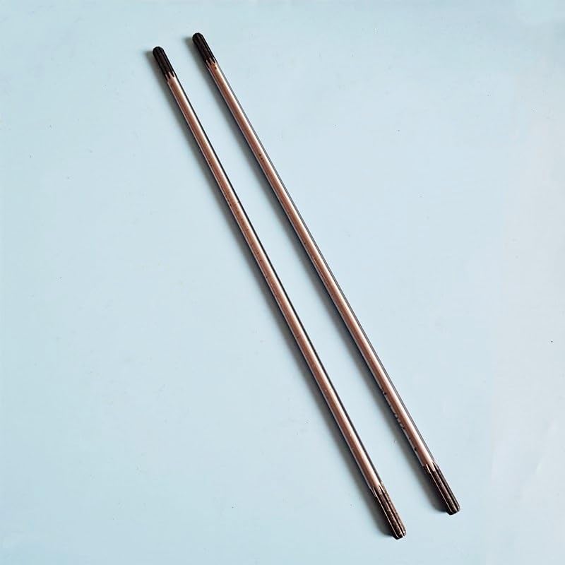 9 Zähne (Durchmesser 8 mm) Antriebswelle for 26 mm oder 28mm Rohr, Grasschneider, manueller Mini-Bagger, Länge 530mm(2 x Drive shaft)