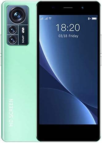 Smart Phone, 12 Pro Android 5.1 Smartphone HD Full Screen Phone, Dual SIM Unlocked Smart Phone, 2G RAM+8GB ROM Cellphones,5.0 Inch Dual Card Dual Standby Mobile Phones (Green)
