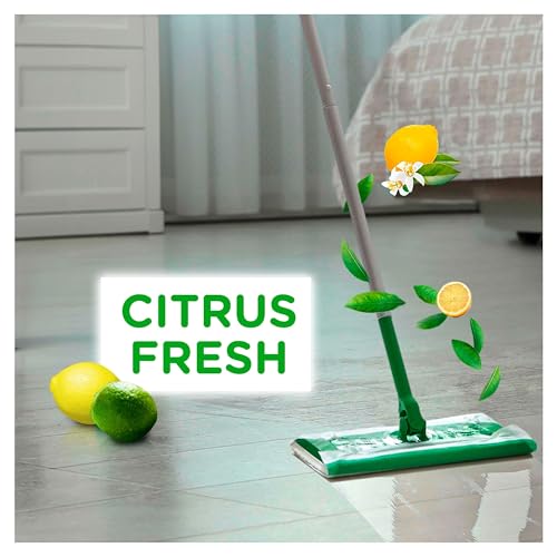 Swiffer Bodenwischer Feuchte Bodentücher Nachfüllpack Mit Zitrone Frischem Duft 10x, Für Eine Schnelle Und Einfache Reinigung – Bild 4