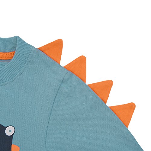 Boys Dinosaur Sweatshirts Toddler Long Sleeve T-Shirts Pullover Cartoon Tee Sport Tops For Kids 6T #TOP5