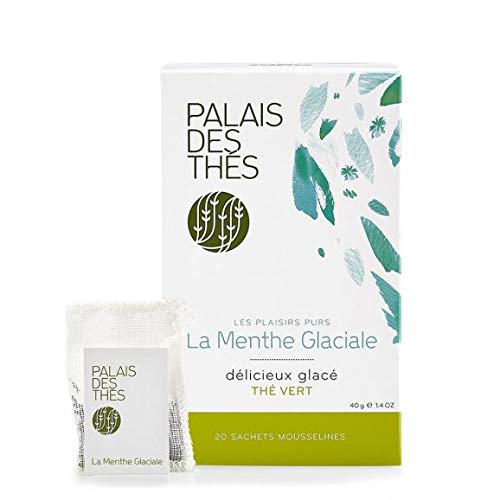 Palais des Thés, LA MENTHE GLACIALE - LES PLAISIRS PURS, Thé Vert d'exception parfumé, 20 Sachets Mousselines Cover