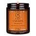 Scented Massage Candle Caramel - Soy Wax Candle 3.5Oz - Blend of Coconut and Almond Oils - Vanilla Oleoresin - Relaxing Massage Candle - Body Care - Calming - Beauty - Aromatherapy - Glass Candle Gift