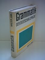 Grammatik der deutschen Sprache B0027UVWFI Book Cover