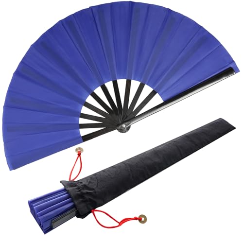 Cooling, Artistic: grande ventilatore a mano Kung Fu con caratteristiche cinesi sono sia pratici che artistici. Può mantenerti fresco nella calda estate, può anche decorare la tua casa e l'ufficio. Questi ventilatori ti danno una sensazione fresca ed elegante, goditi la brezza naturale.