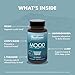 Host Defense MycoBenefits Mood* Capsules - Healthy Mind Support with Lion's Mane, L-Theanine & Ashwagandha - Relaxing & Calming Supplement - 60 Capsules (30 Servings)*
