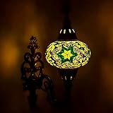  ENVA Applique Murale Multicolore en Mosaïque de Style Marocain Turc Lampe Grand Globe (3003)