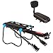 N / A HJWMM Peso Ligero Bicicleta Portequipajes, Fácil de Montar Soporte Trasero for Bicicleta con Cojín Suave Utilizado Carga 50 Kg (Color : Black, Size : C)