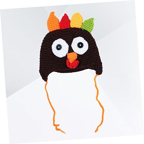 1pc Baby Accesories Knit Hat Warm Hat Baby Kids Hat Presents Knit Cap Christmas Hat Beanie Hats Infant Turkey Child Cartoon3