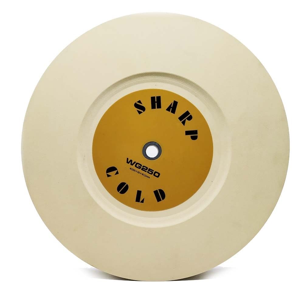 10 Inch Water Cooled Sharpening System,Single Crystal Corundum Grinding Wheel, 220/600/1000 Grit Stone Grinding Wheel,for Knife, Chisel, Scissor, Woodworking Tools(600 mesh)