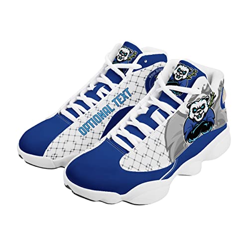 Customized Basketball Shoes With Mascot Or Logo Camouflage Design And Optional Custom Text Aj13 Style #TOP5