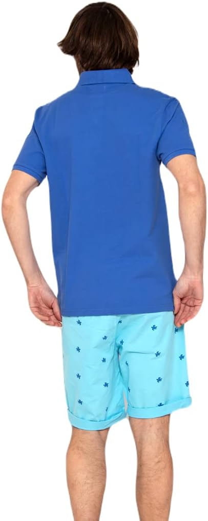 Brave Soul Msrt-Turtle/Sky Men's Bermuda Shorts