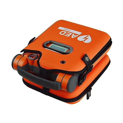 NGARY Sac De Rangement DAE, Sac À Dos Vide pour Défibrillateur De Sauvetage avec Bretelles Réglables Et Couleur Attrayante, pour Le Traitement des Traumatismes des Premiers Intervenants