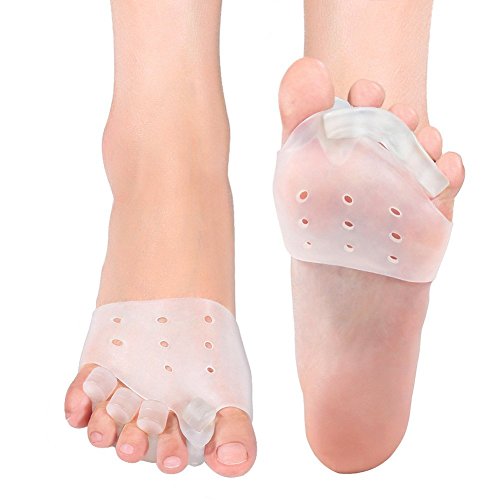 Toe Separator and Gel Bunion Pads for Hammer Toe Straightener, Crooked