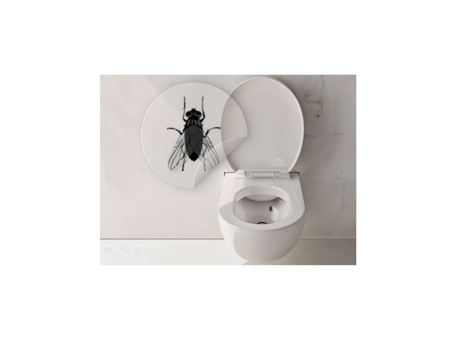 Mabi-IN-Design WC Aufkleber - Dein Arsch GEHÖRT Mir - Bad Klo Toilettendeckel Wandtattoo B377 (schwarz