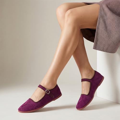 Image of Womens Classic China Flats, Casual China Doll Shoes, Cotton Mary Janes, Chinese Tai Chi Shoes