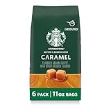 Starbucks Ground Coffee, Flavored Hot or Iced Coffee, Caramel, Six 11 oz Bags​