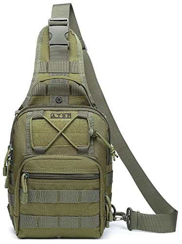 Atbp Small Tactical Sling Backpack Bag Pack For Men Military Shoulder Bag Molle Crossbody Bag For Hiking 6 Liters #TOP3