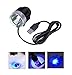 Usmile 5V 3W USB Powered 395nm UV Flashlight Torch Ultra Violet LED for UV Glue Curing, Pet Urine Stain Detector, Resin Cure 3D Print Cellphone Repair Tool