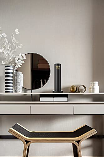 King Of Scents Aromini Bt Bluetooth Essential Oil Diffuser For Aromatherapy Oils, Fragrance Diffuser, Cold-Air Diffusion Scent Machine For Spa,Home,Office-Aluminium Included 100Ml Aroma Oil (Black) #TOP1