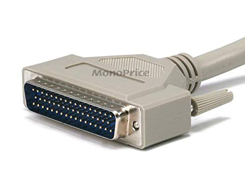 Monoprice 100781 10-Feet DB50 M/M SCSI Cable 1:1 Molded (100781), White - Thumbnail 2