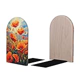 Serre-livres en bois : les serre-livres sont fabriqués en bois de haute qualité, et le fond est fabriqué en métal robuste et robuste. Le support de livre en bois est épais et durable, avec une bonne stabilité et soutien.