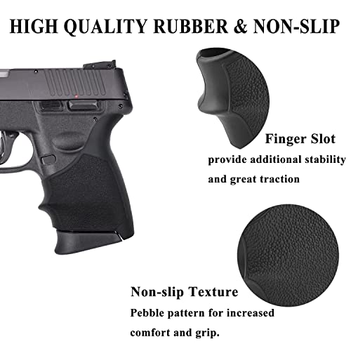 Viqiup Rubber Grip Glove Sleeve, Slip-On Grip For Taurus G2C, G3C, Pt111 Millennium G2 #TOP3