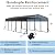 SYLVIERA 12x25FT Heavy Duty Metal Carport - Reinforced Galvanized Carport Canopy for All-Weather Shelter, Enhanced Wind Resistance for Boats, Cars, Trucks and Tractors