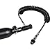 Heavy Duty Paintball Tank Remote Coil, Paintball Coil Flexible Cylinder Connection Valve Hose Coiled Deluxe Remote Line Paintball Marker Remote Coil Corrugated Hose Connects Replacement
