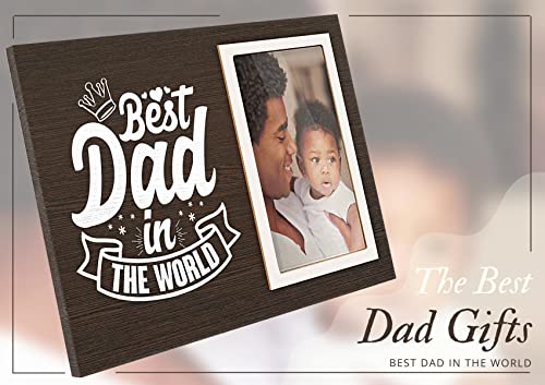 Innobeta Dad Picture Frame For Father - Gift For Fathers Day And Birthday From Daughter- Best Dad Ever 4" X 6" Photo #TOP1
