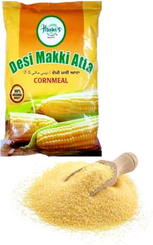 HUMI'S Desi Yellow Makki Atta |Cornmeal | 100% natural | No Preservatives |4 kg (4 kg)
