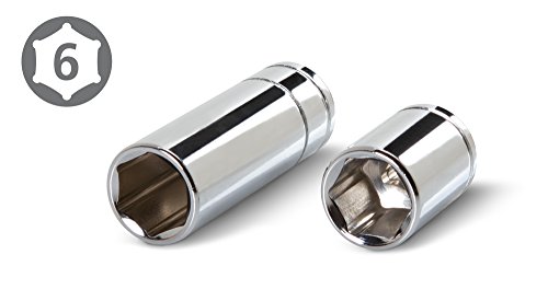 Tekton 3/8-Inch Drive Socket Set, Inch/Metric, 6-Point, 5/16-Inch - 3/4-Inch, 8 Mm - 19 Mm, 45-Piece | 13101 #TOP4