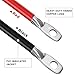 AWELTEC 4 AWG Battery Cable, 4 AWG 32 Inch Pure Copper Battery Inverter Cables with 3/8