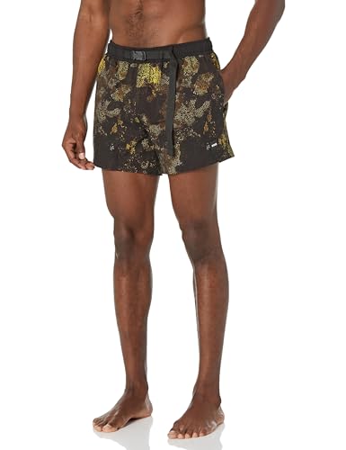 BOSS Men's Standard Rok Acid Wash Design Swim Trunk
