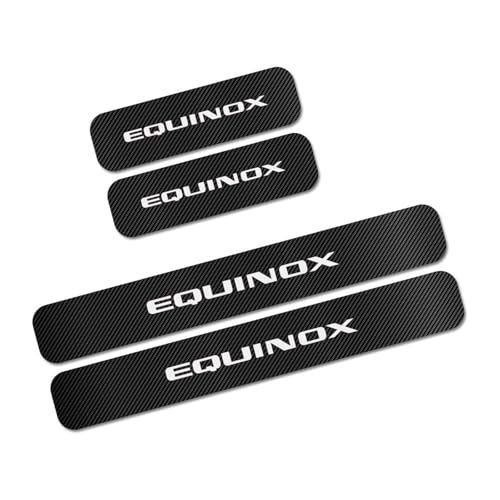 TYEQGUGR 4 Piezas Película Protectora para Umbral de Puerta de Coche para Chev-rolet Aveo Cruze Sonic Spark, Coche Tiras Decoración Accesorios Antiarañazos,B