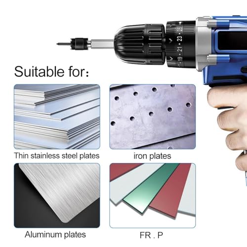Broca para remoción de soldadura por puntos, doble cara, punta de carburo, acero inoxidable, herramienta para reparación de paneles carrocería y uniones soldadas (broca para soldadura 8 mm) miniatura 6
