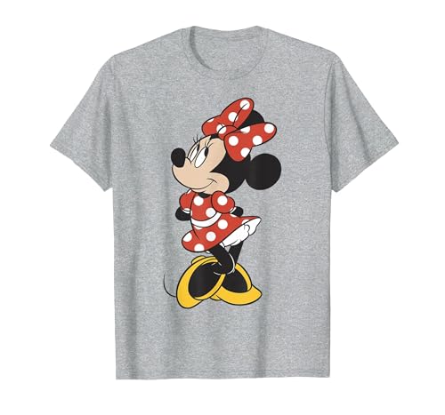 Image of Disney Minnie Mouse Vintage Minnie Pose T-Shirt, Men, Heather Grey, Small